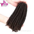 Spring Twist Crochet Braid Prestretched Hair Spring Twist Ombre Crochet Braiding Synthetic Hair Extensions Braids Bundles